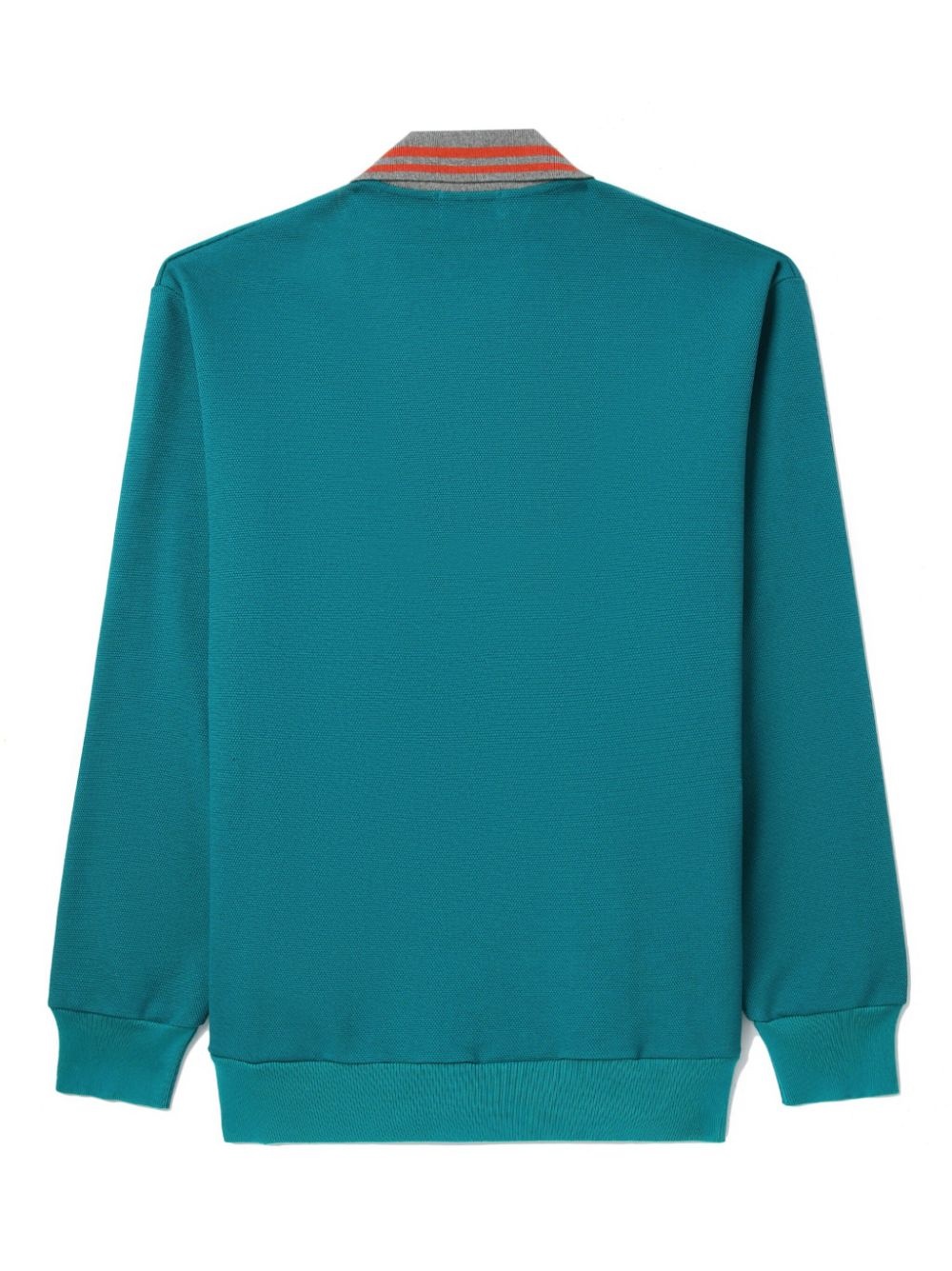 patchwork-detail polo shirt - 6