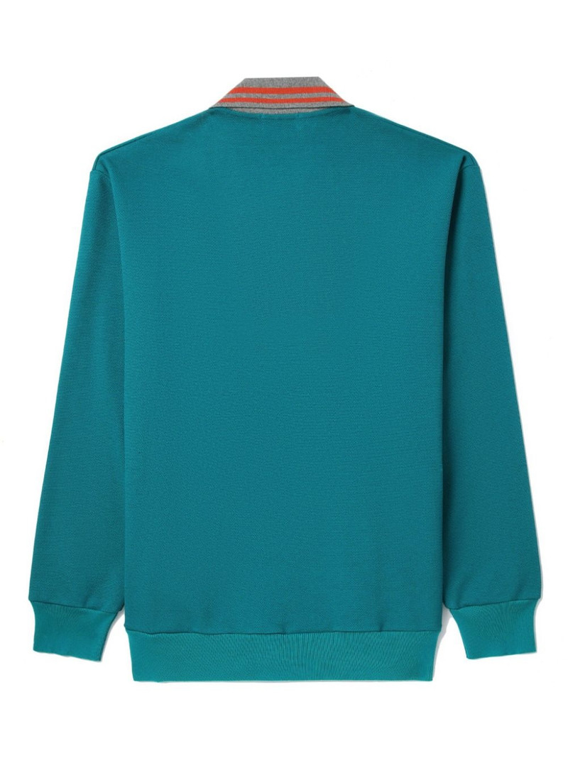 patchwork-detail polo shirt 6