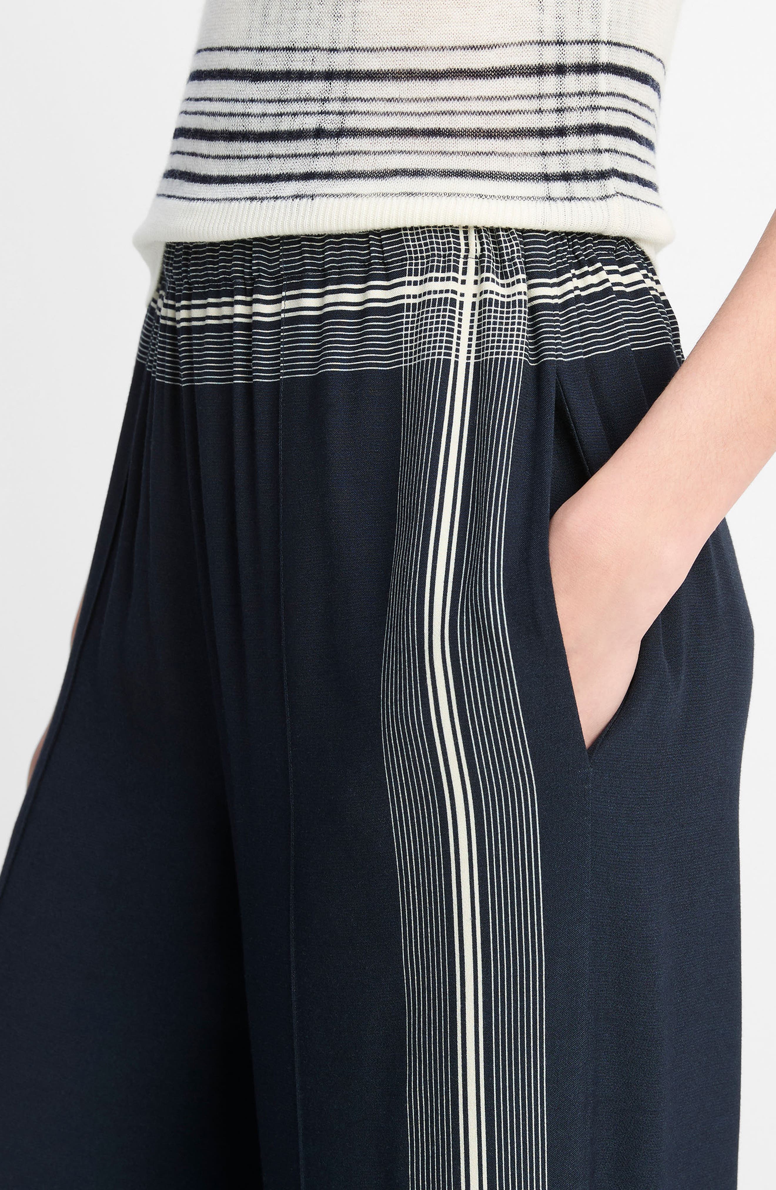 Vince Placed Stripe Pull-On Pants in Coastal/pale Canyon at Nordstrom - 3