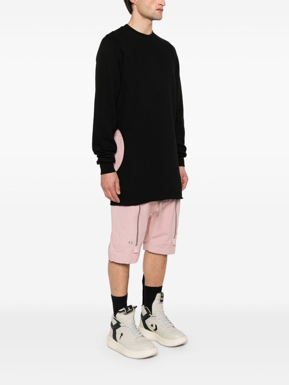 logo-jacquard sweatshirt - 3
