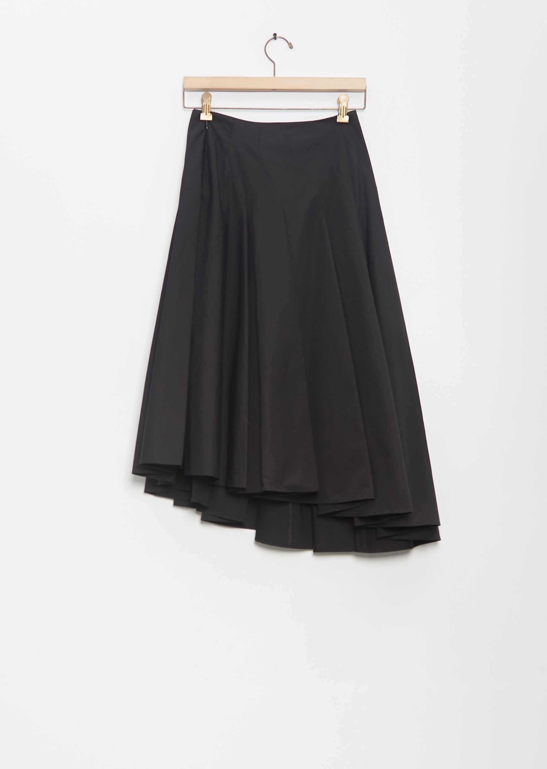 Cotton Rio Asymmetrical Pleated Midi Skirt - 6