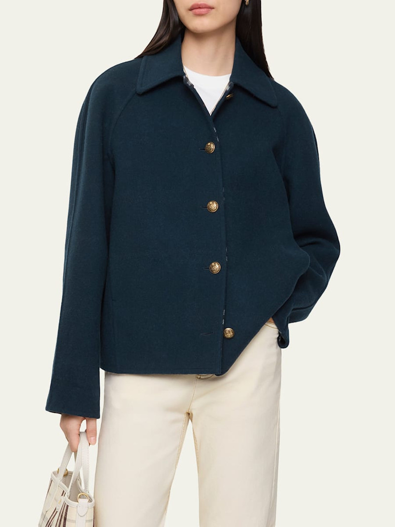 Burberry Brilley Wool Shirt Jacket outlook