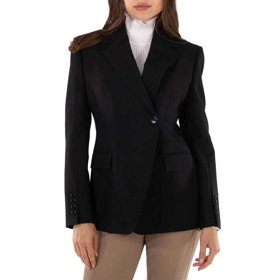 Burberry Claudete Woolsingle Breasted Blazer - 3