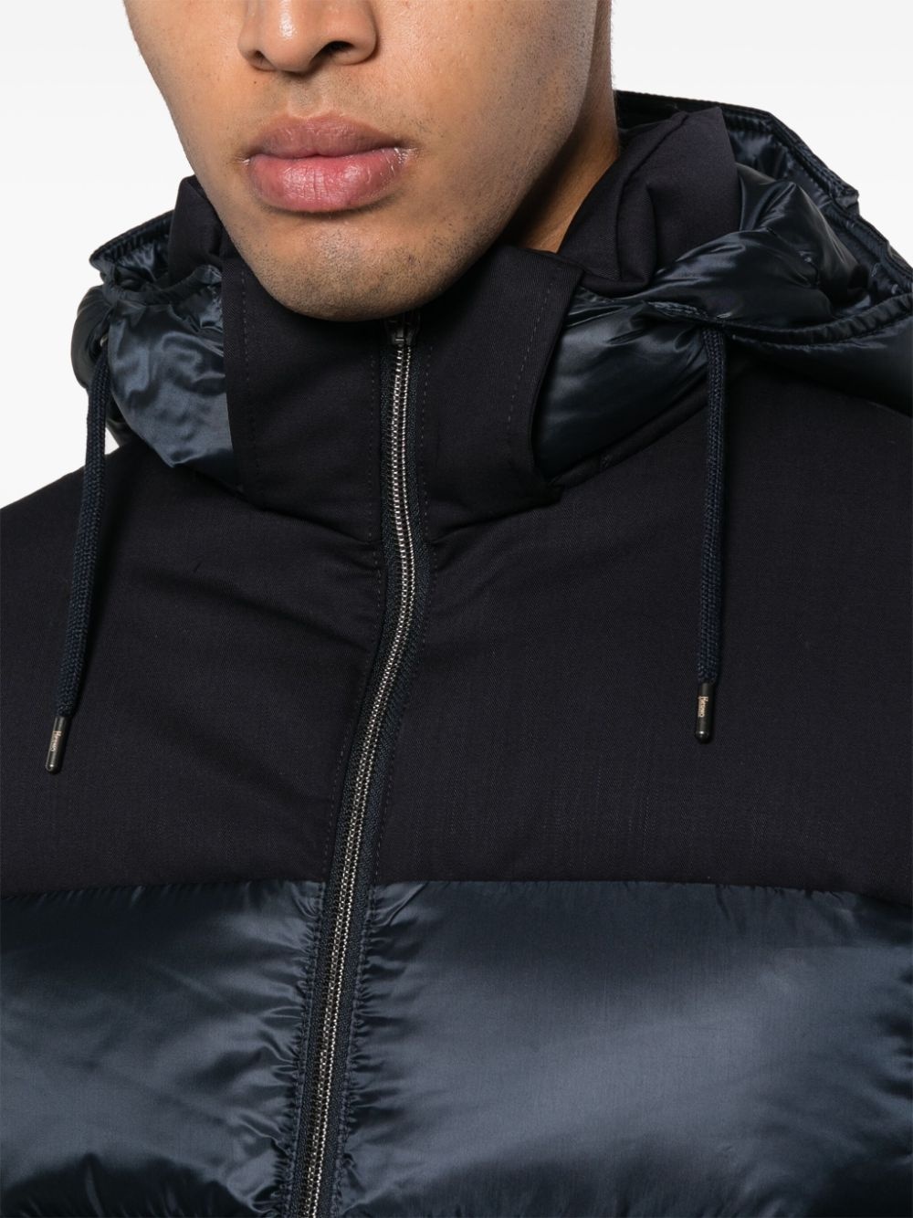 water-reppelent hooded puffer jacket - 5