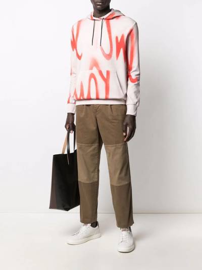 Paul Smith logo-print drawstring hoodie outlook