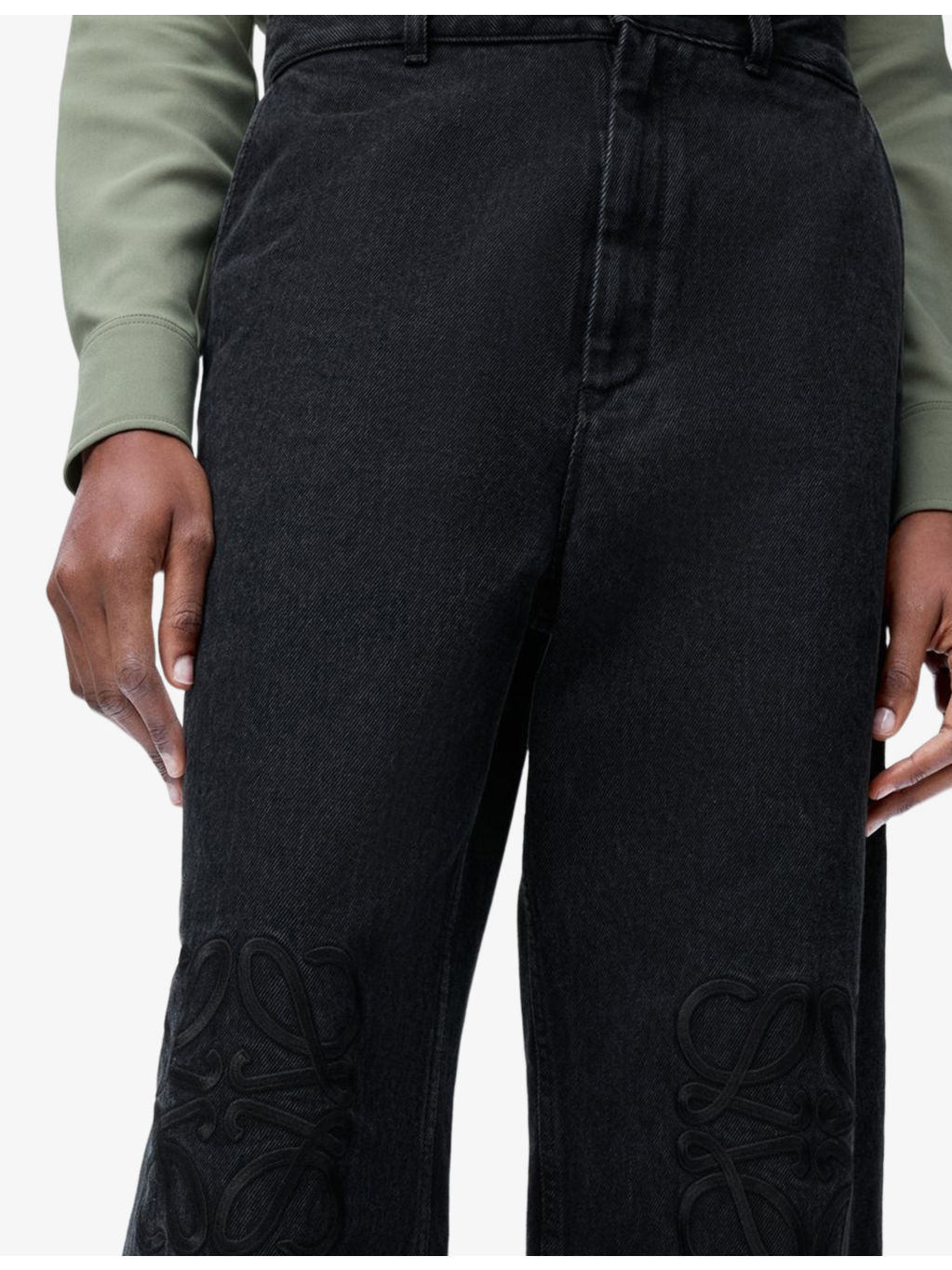 Anagram Baggy Denim Jeans - 5