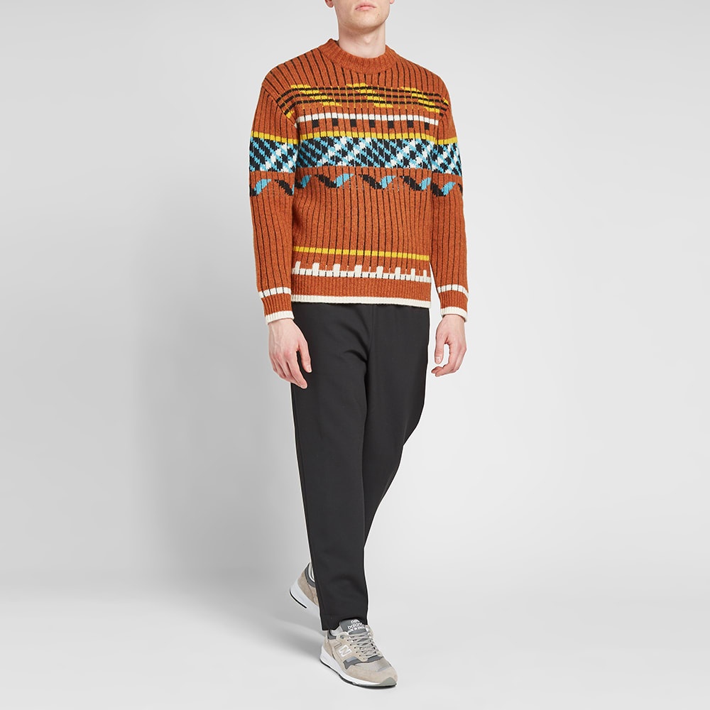 Kenzo Lambswool Peruvian Fair Isle Knit - 7