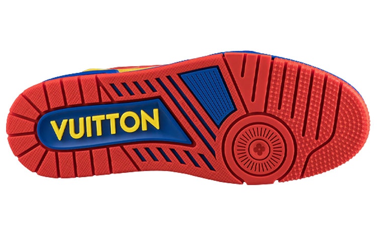 LOUIS VUITTON Trainers 'Black Yellow Blue' 1A9JU2 - 4