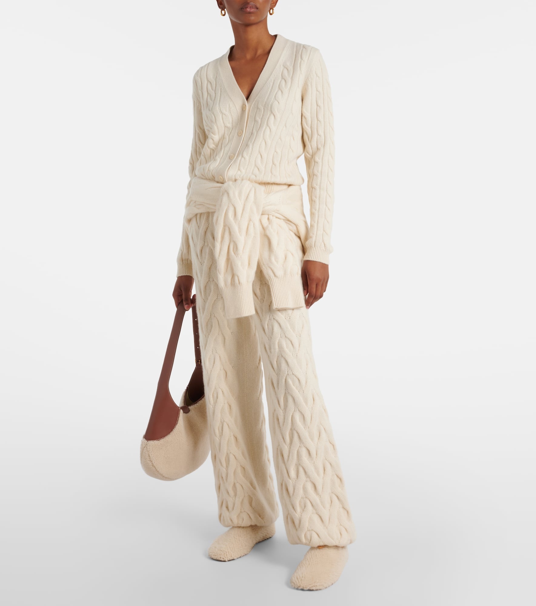 Cable-knit cardigan - 2