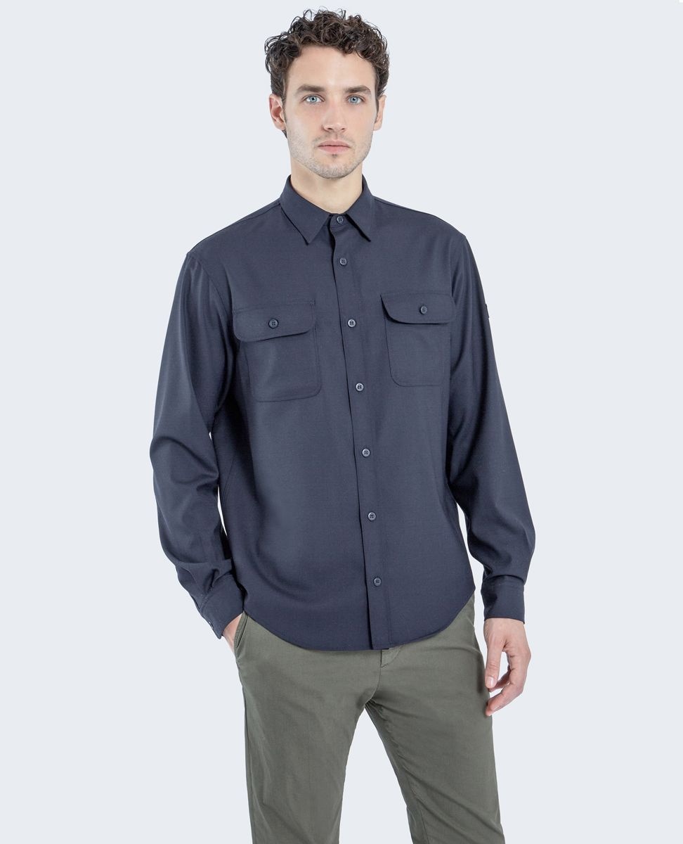 Overshirt with badge - 2