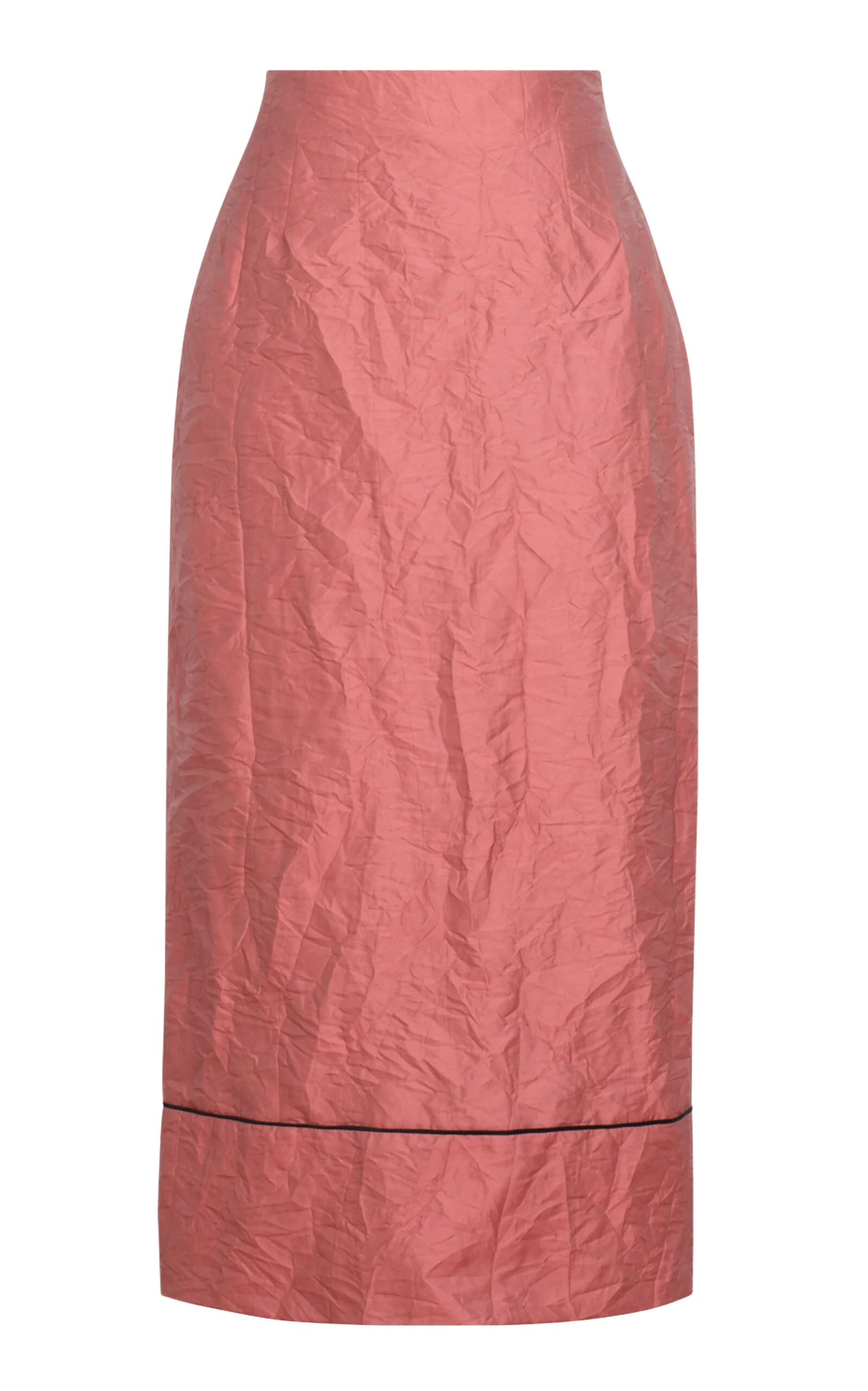 Vick Crushed Satin Skirt pink - 1