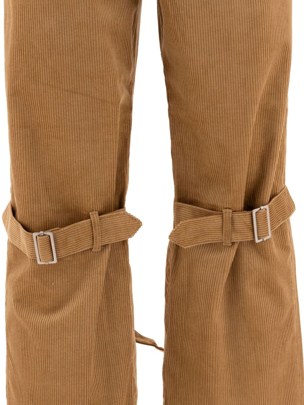buckle-strap trousers - 3