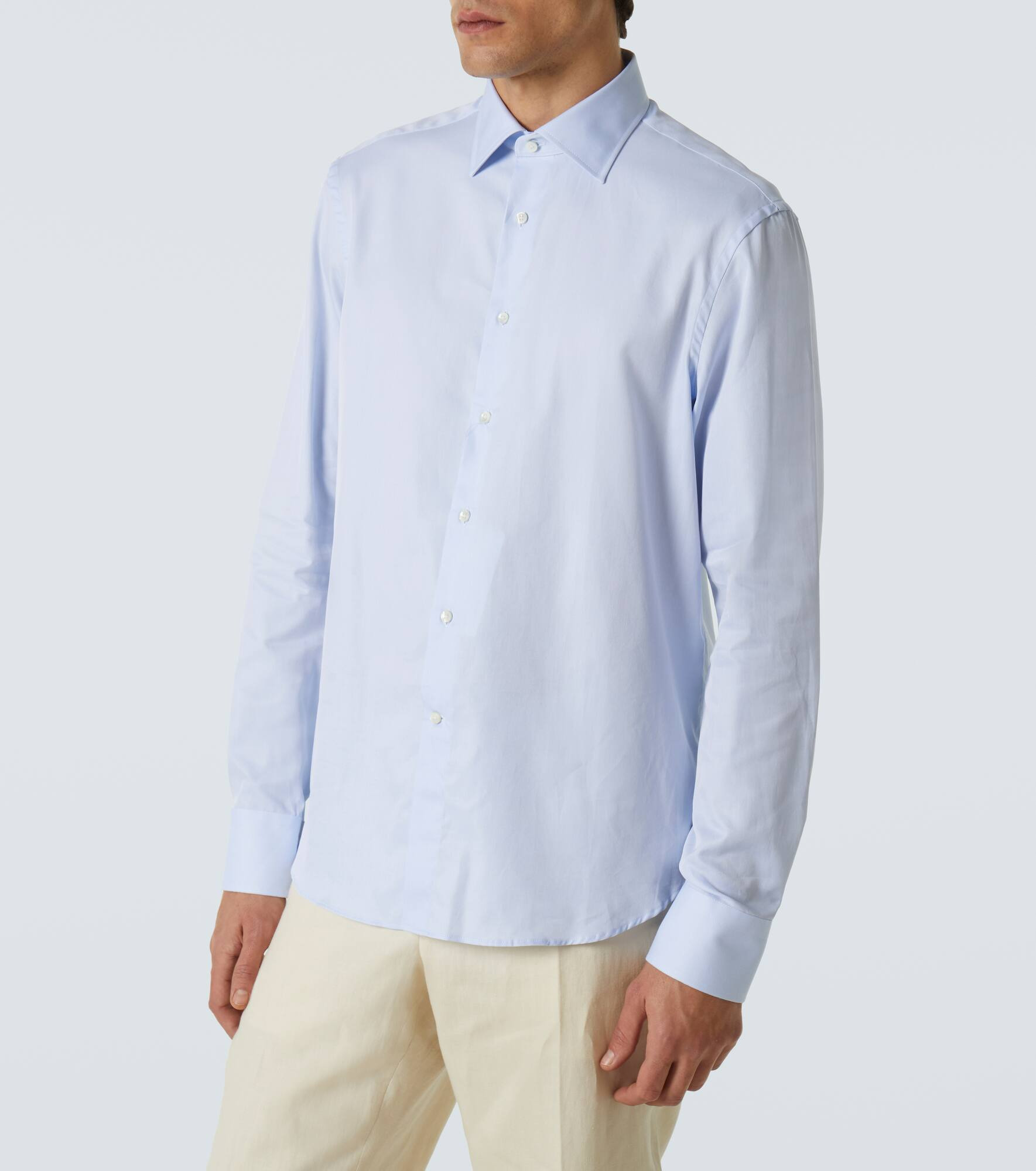 Cotton poplin shirt - 3