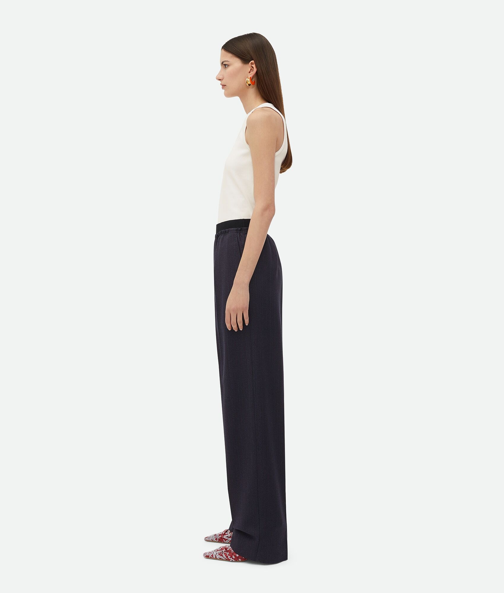 Striped Wool Trousers - 2