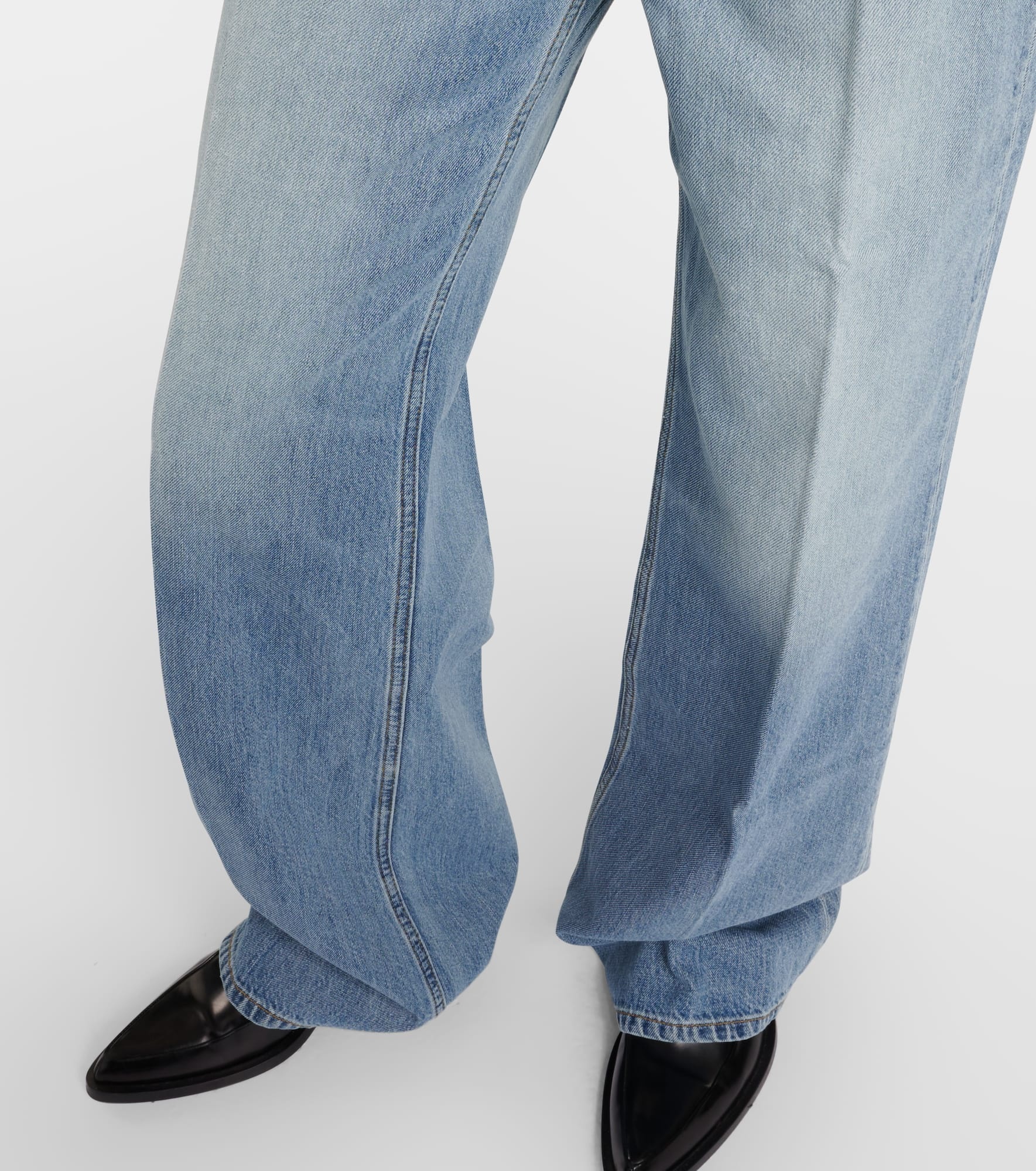 ’70s high-rise wide-leg jeans - 5