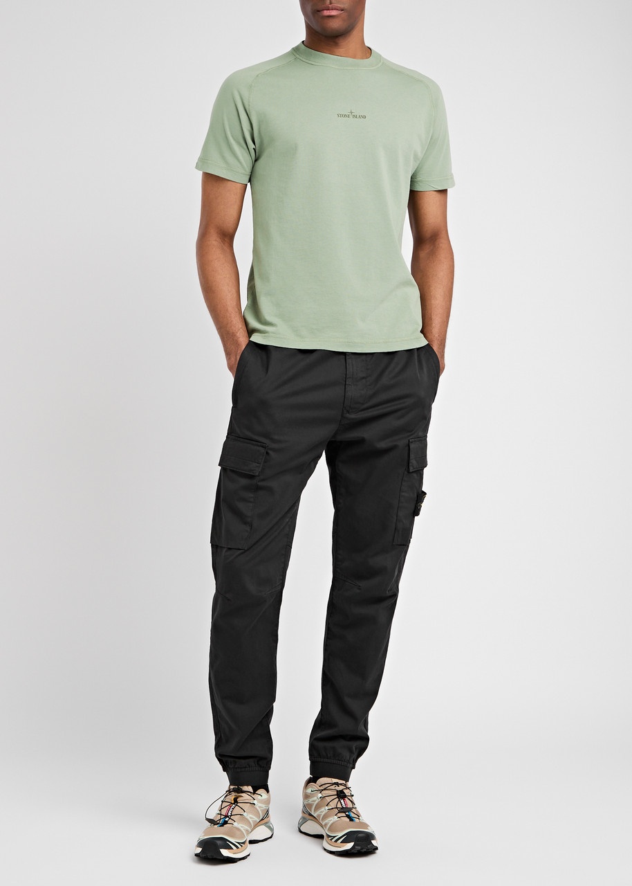 Stone Island Logo-printed Cotton T-shirt - 4