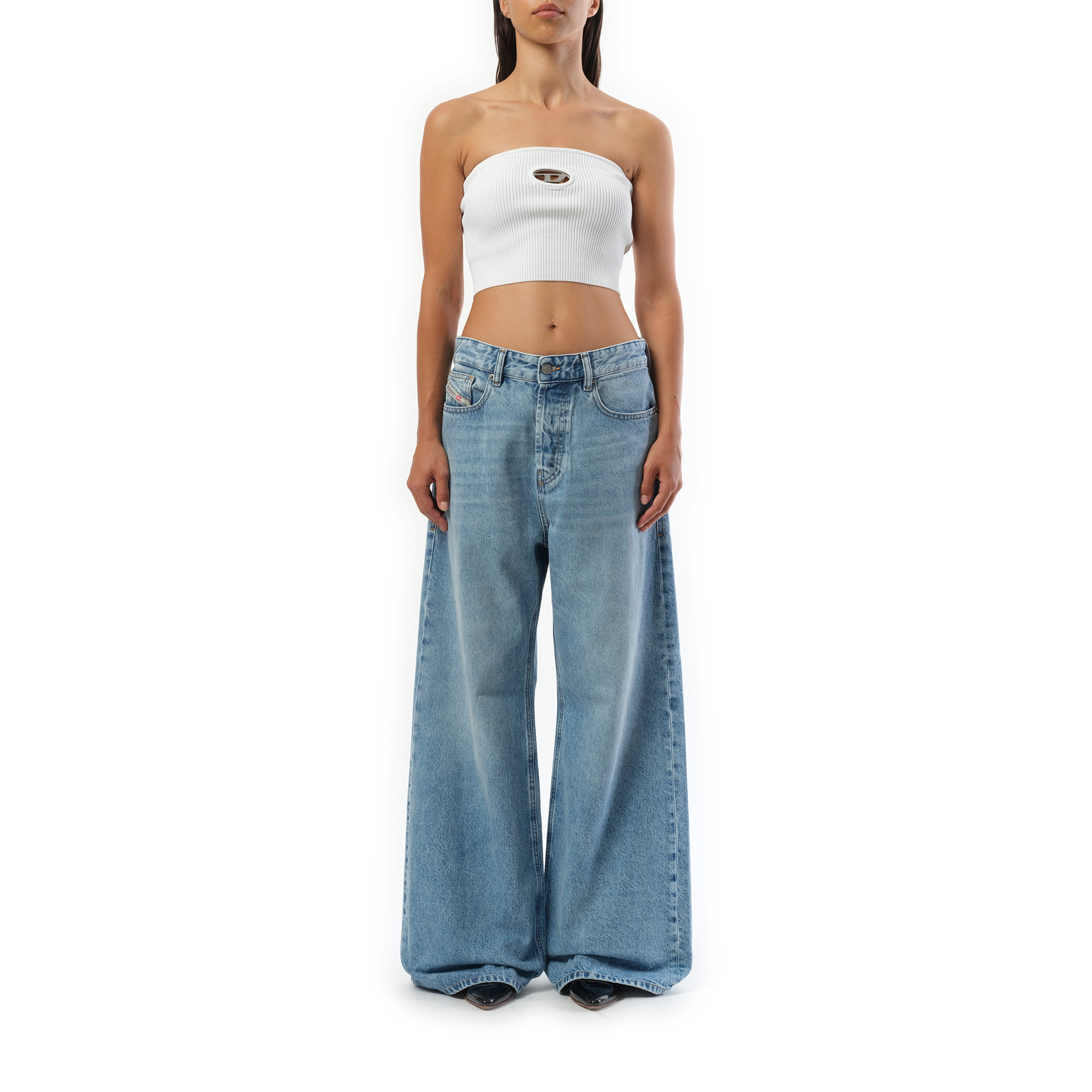 1996 D-Sire Jeans in Washed Blue - 4