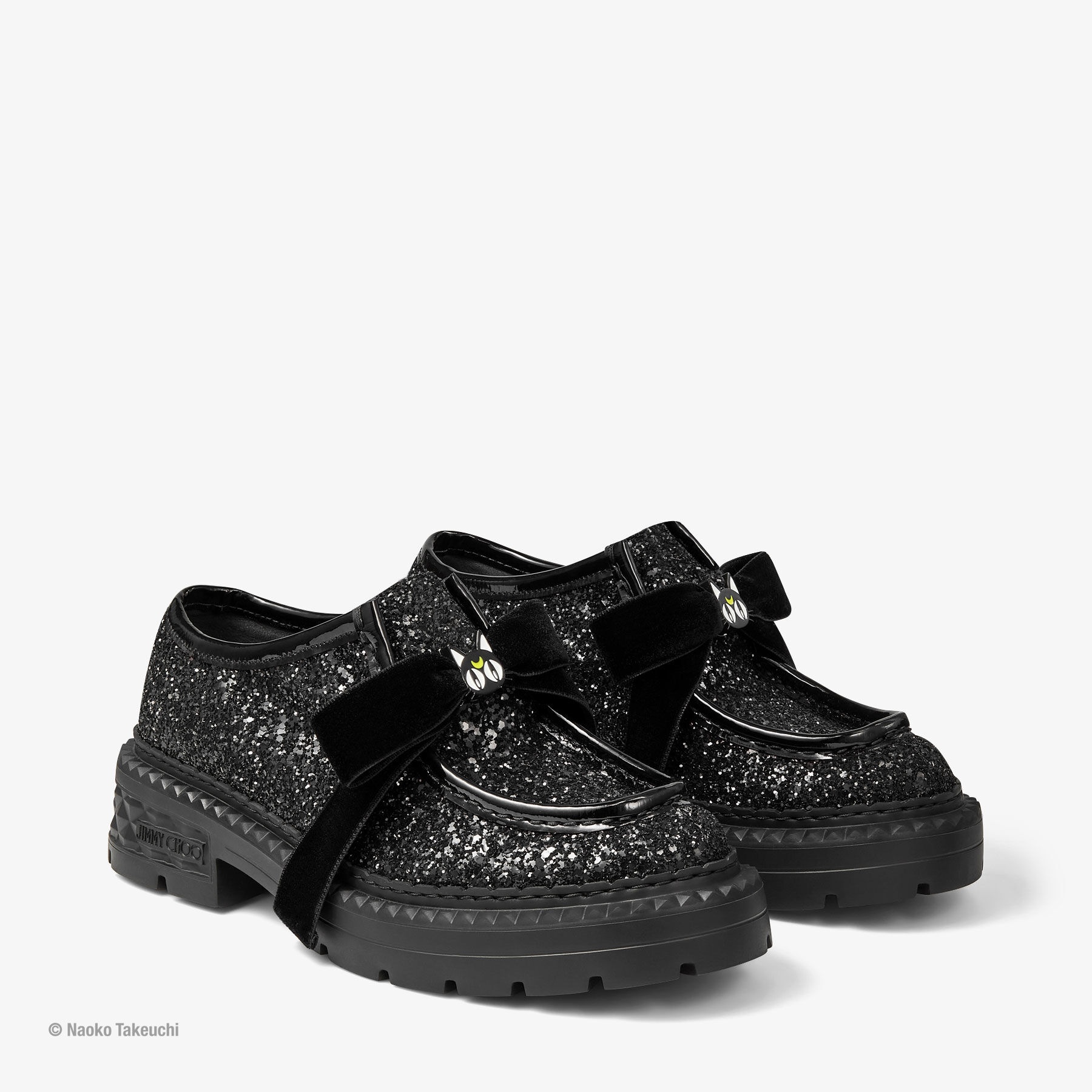 Luna Marlow Moccasin
Black Glitter Loafers - 2