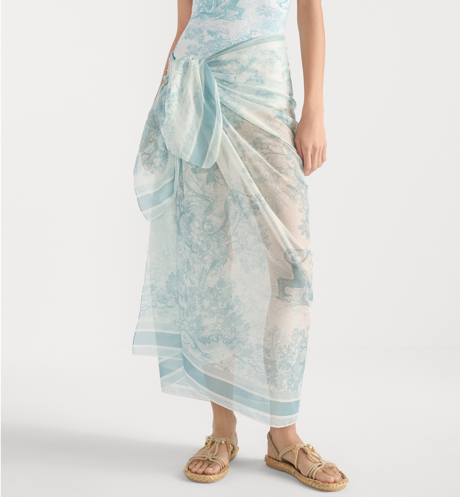 Dioriviera Toile de Jouy Sauvage Sarong - 5