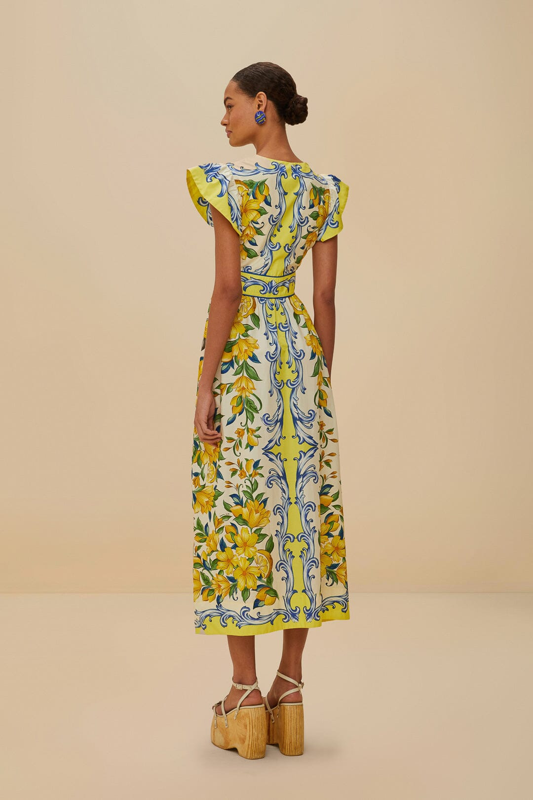 Off-White Sicily Scarf Organic Cotton Maxi Dress - 5