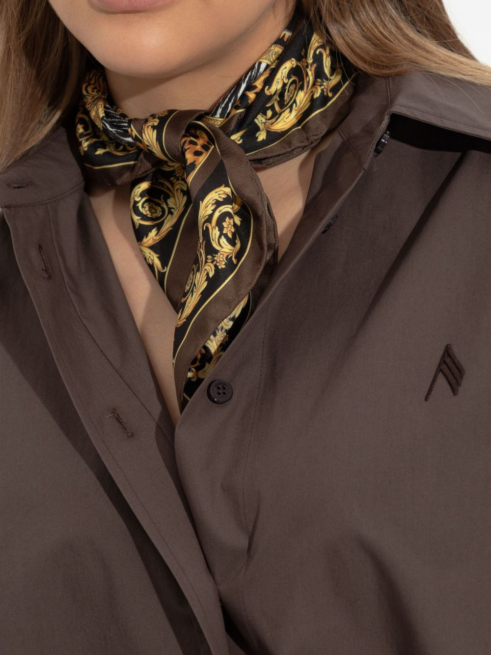 Barocco silk scarf - 4