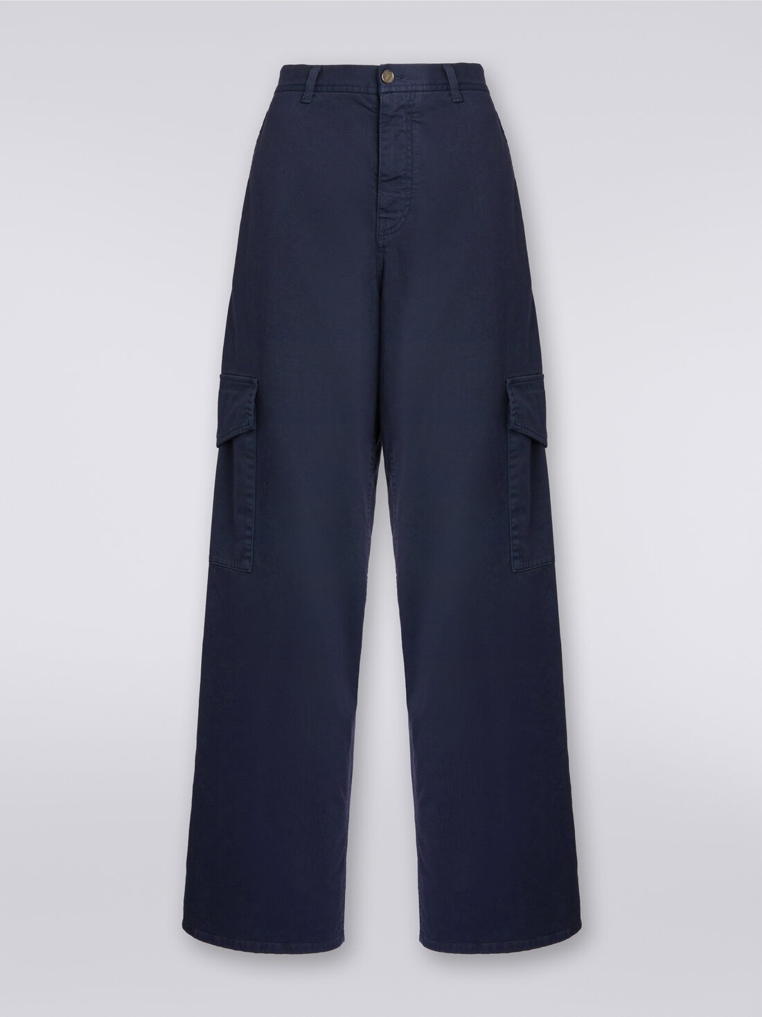 Cotton cargo trousers - 1
