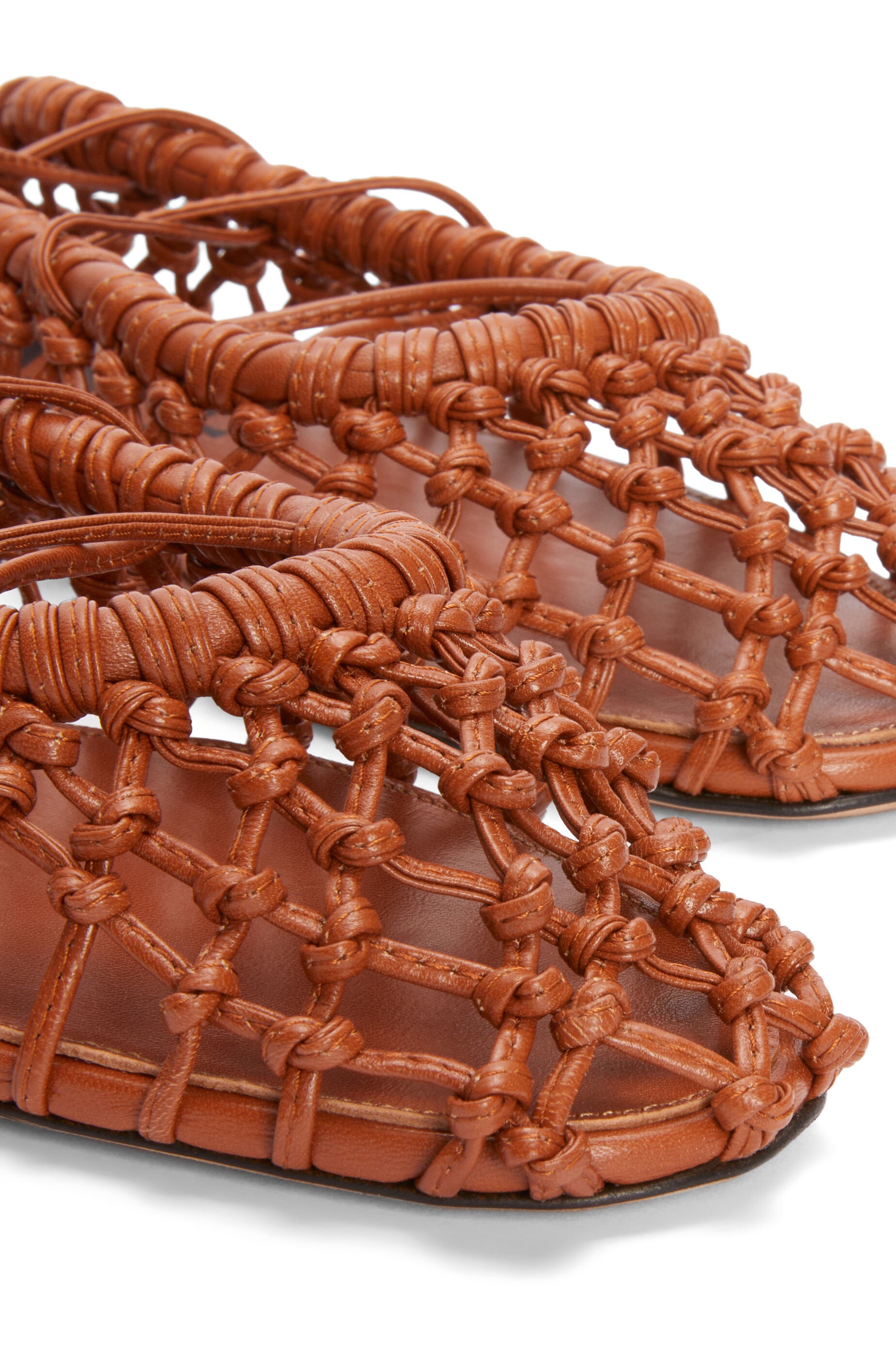 Woven ballerina in lambskin - 4