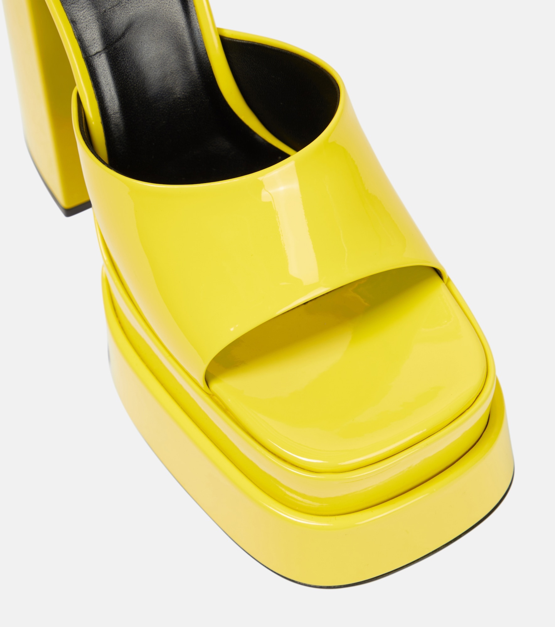 Medusa Aevitas patent leather platform sandals - 6