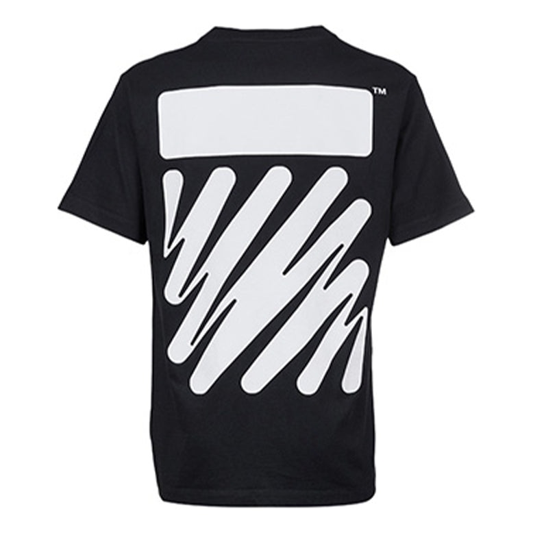 Men's Off-White SS22 Solid Color Cotton Printing Short Sleeve Black T-Shirt OMAA027S22JER0101001 - 2