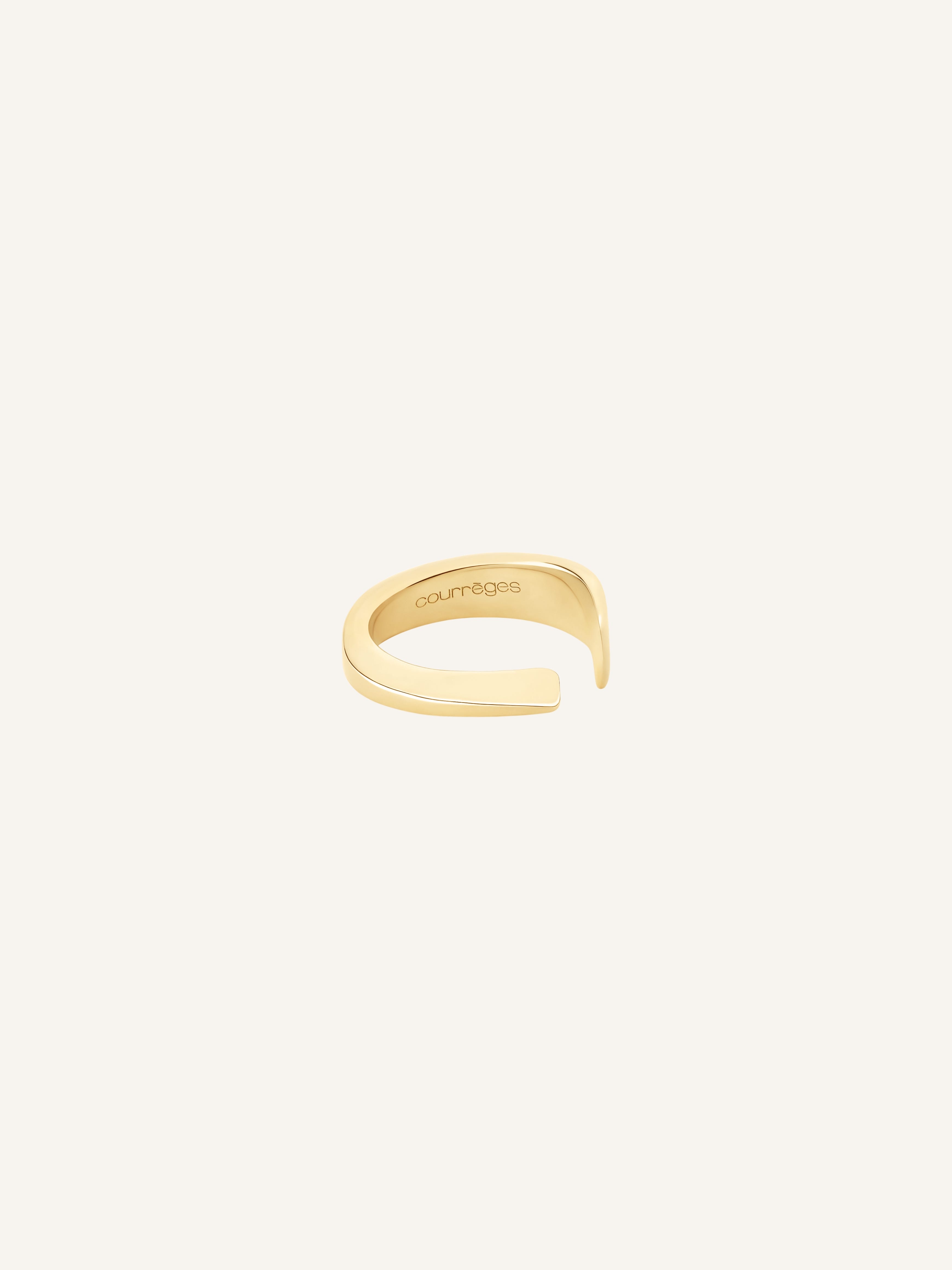 SMALL ONE METAL RING - 3