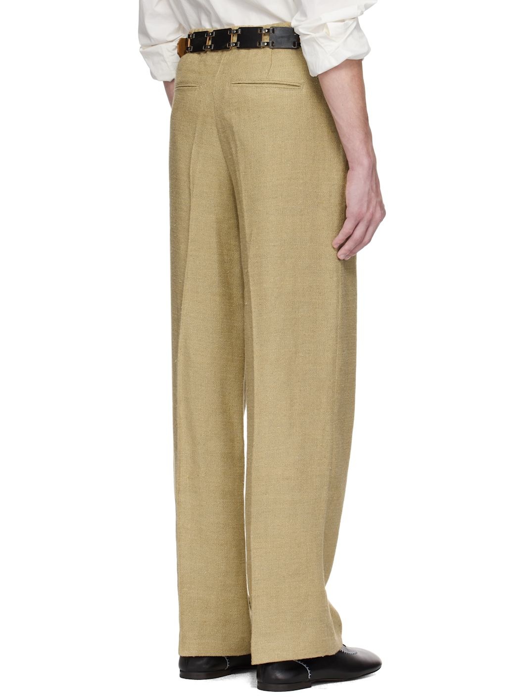 Beige Sailor Trousers - 3