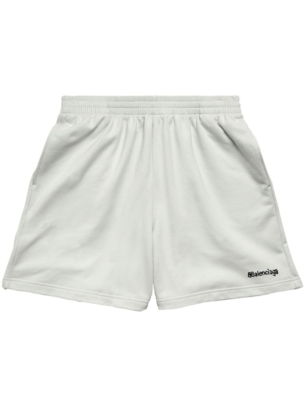 hand-drawn cotton shorts - 1