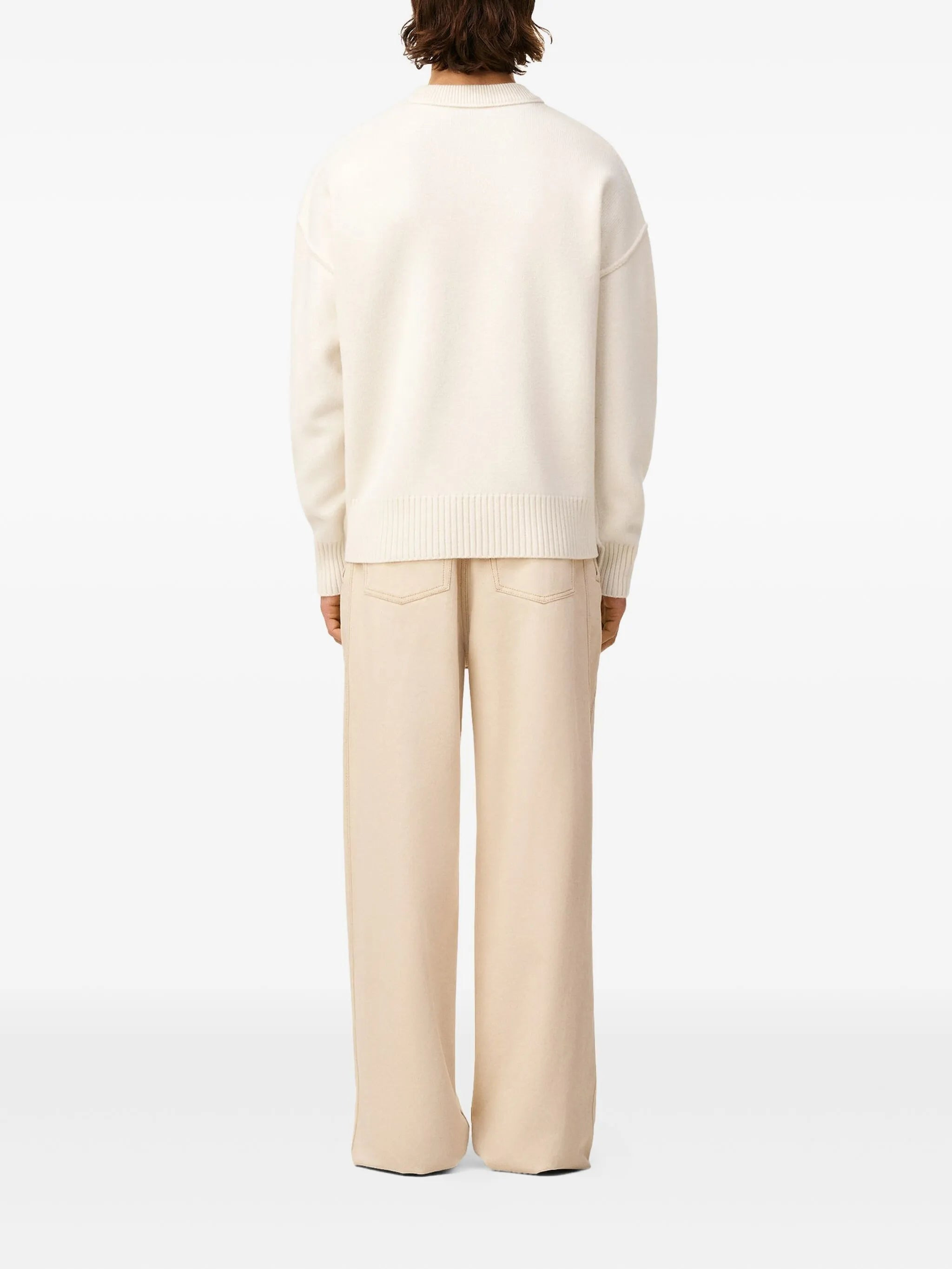 Ami Paris Ami Heart Intarsia Wool Sweater - 3