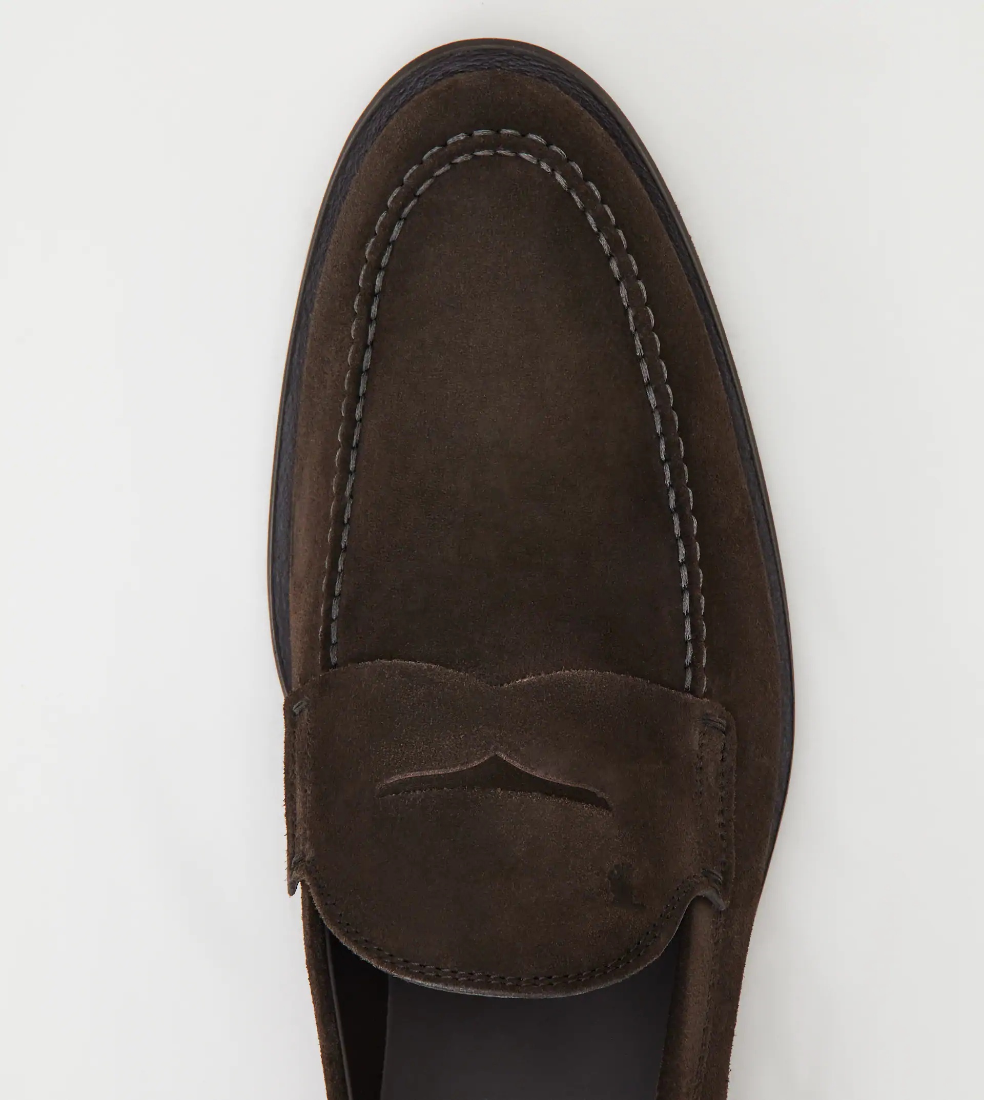 LOAFERS IN SUEDE - BROWN - 3