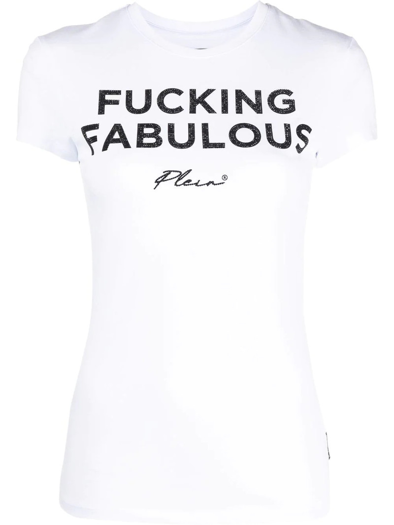 logo-print cotton T-shirt 1
