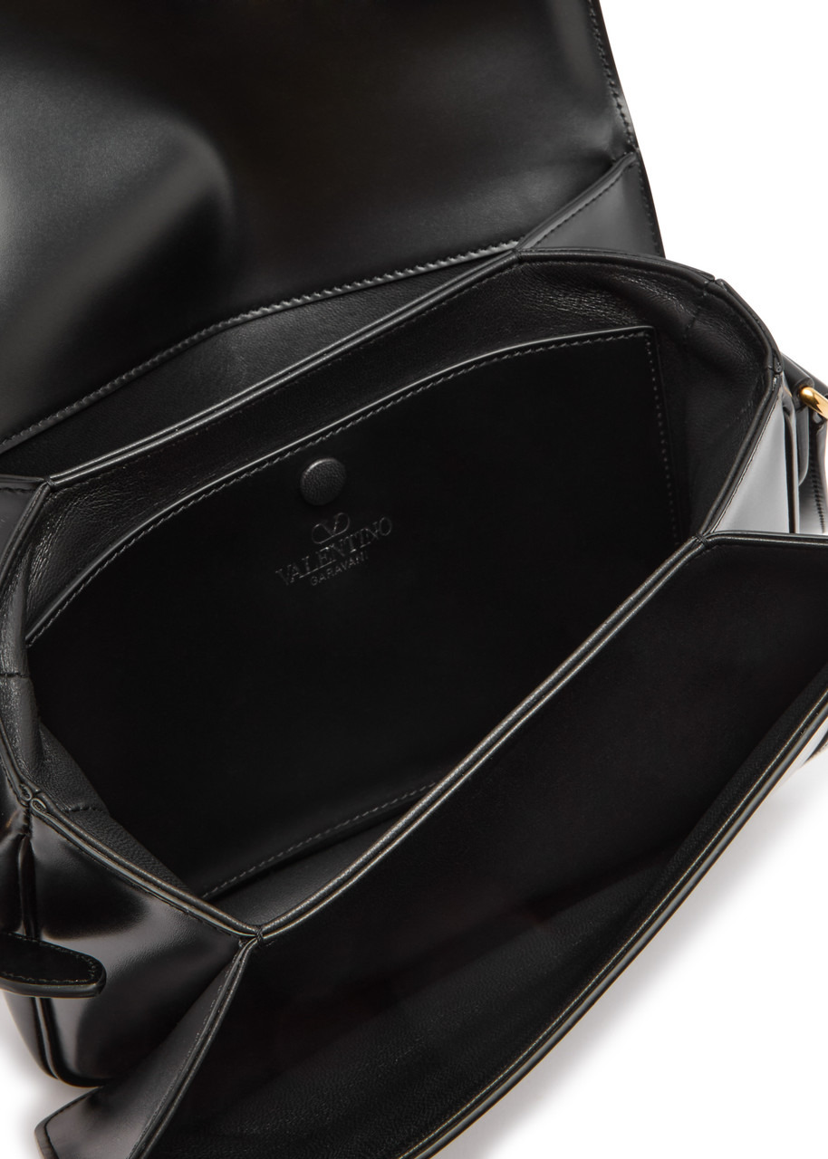 Valentino Garavani V-logo Leather Cross-body bag - 4