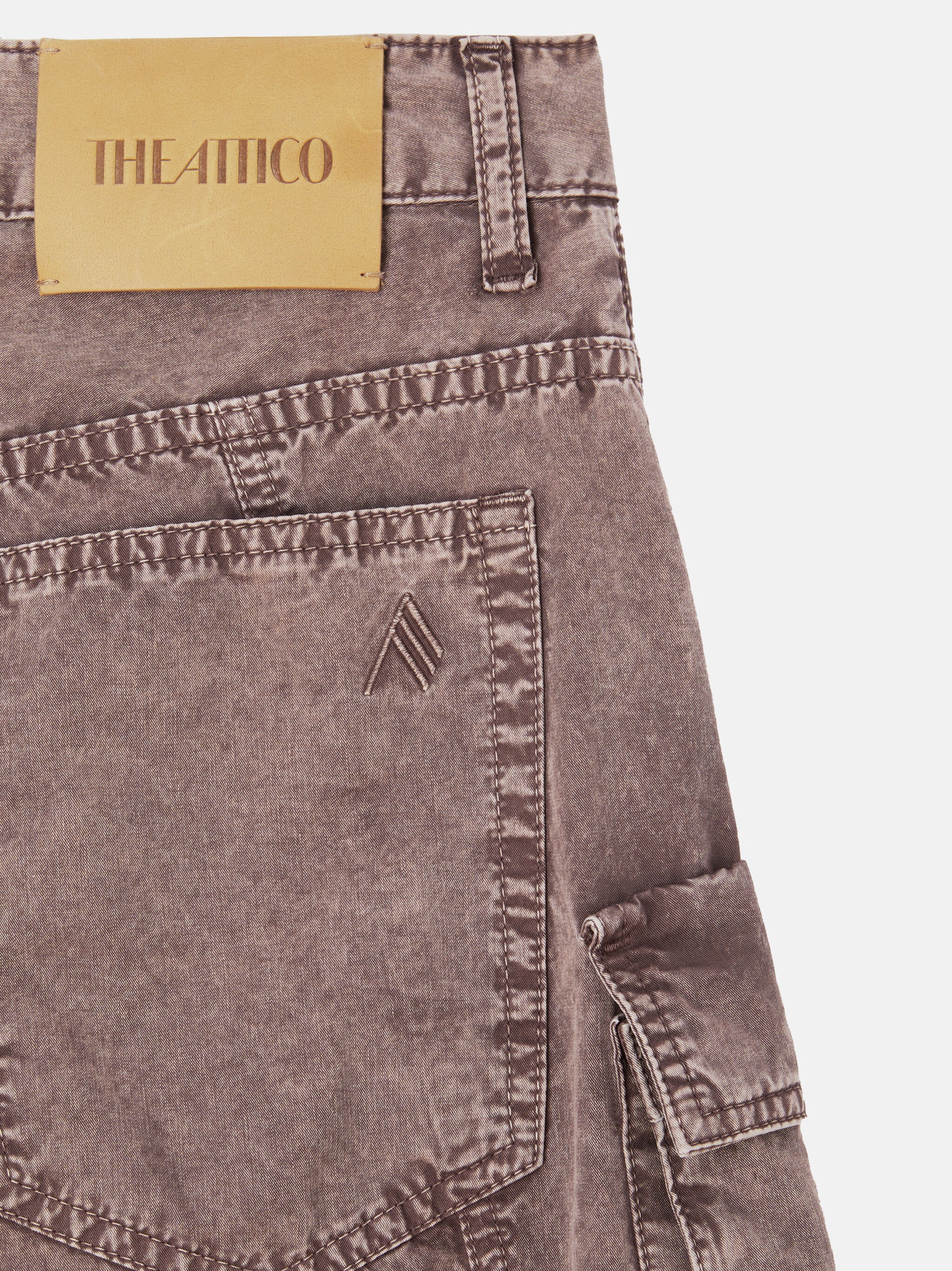 FERN'' WASHED MAUVE LONG PANTS - 6