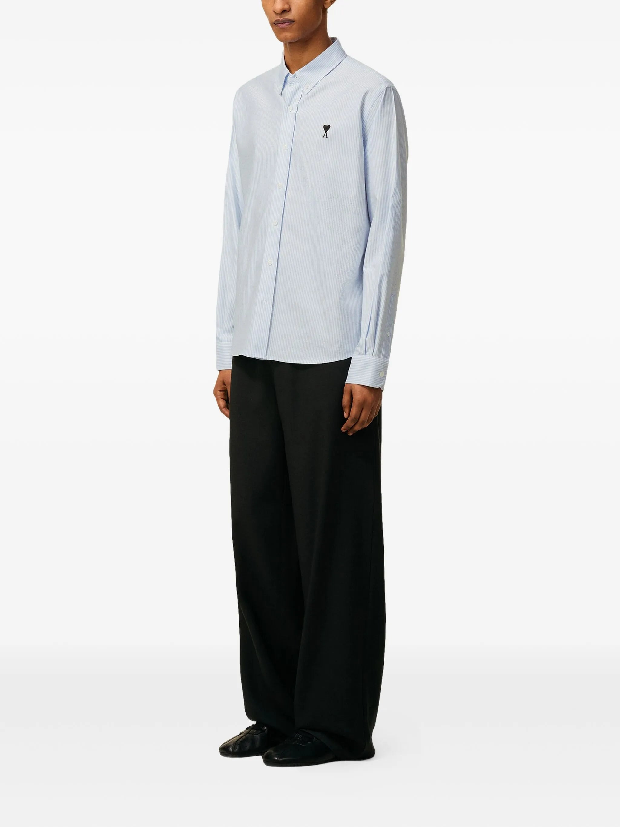 Ami Paris Striped Button-up Shirt - 2