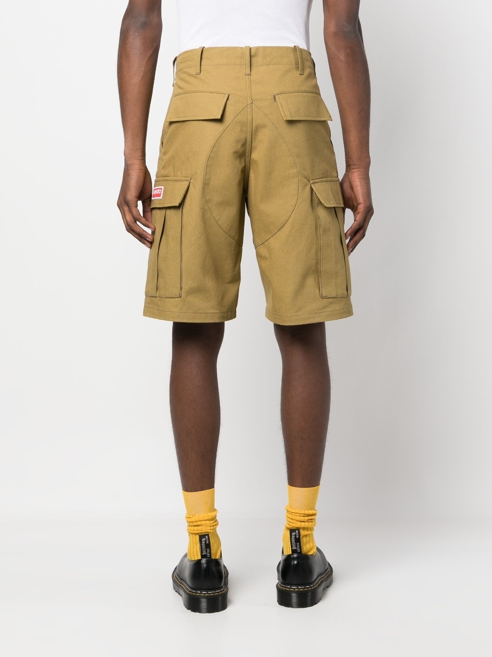 multi-pocket cotton cargo shorts - 4
