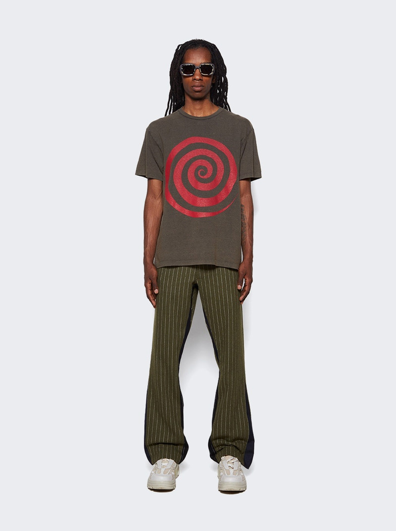 GALLERY DEPT. Pinstripe Carpenter Pant Olive outlook