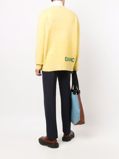 OAMC logo crew-neck jumper outlook