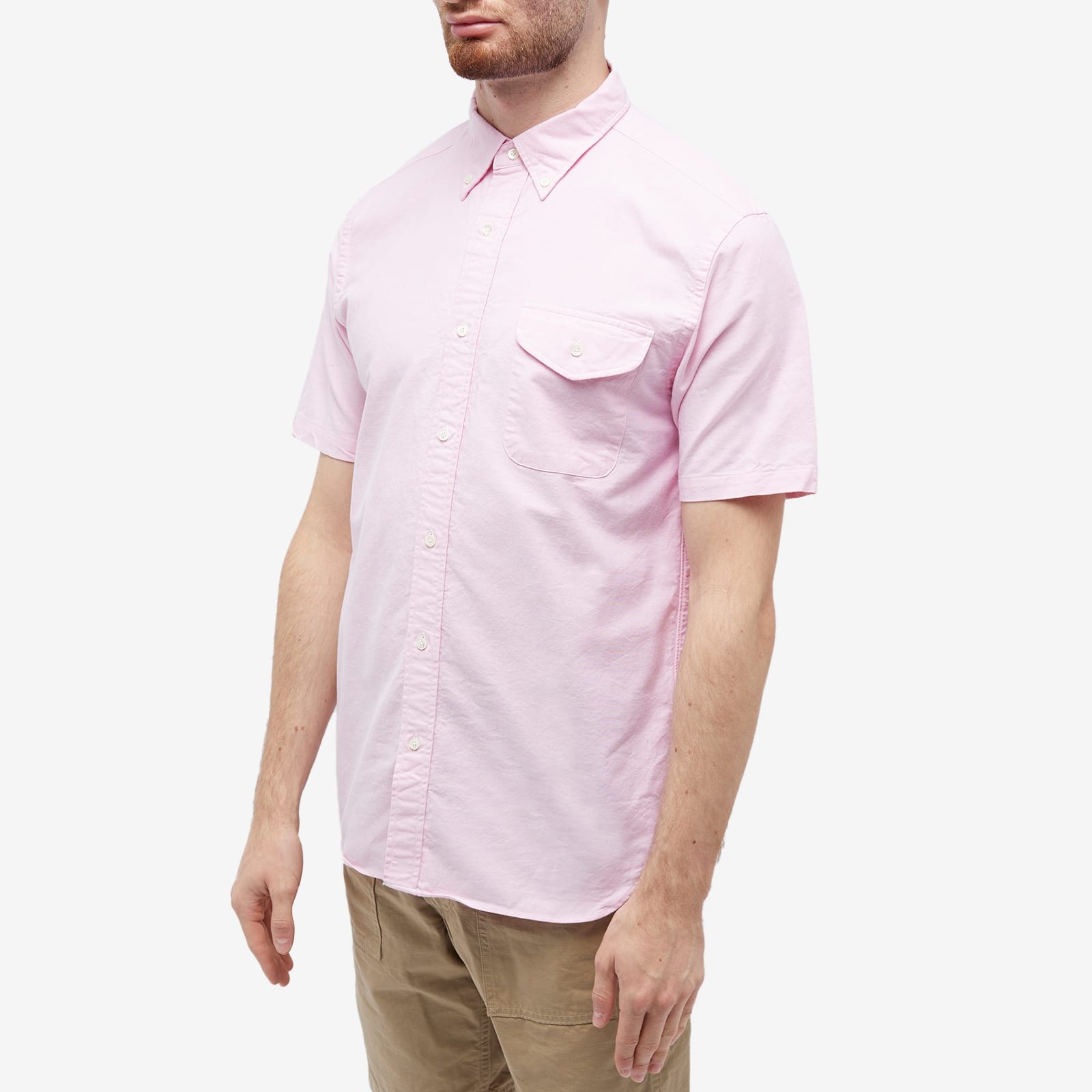 Beams Plus BD Short Sleeve Oxford Shirt - 2