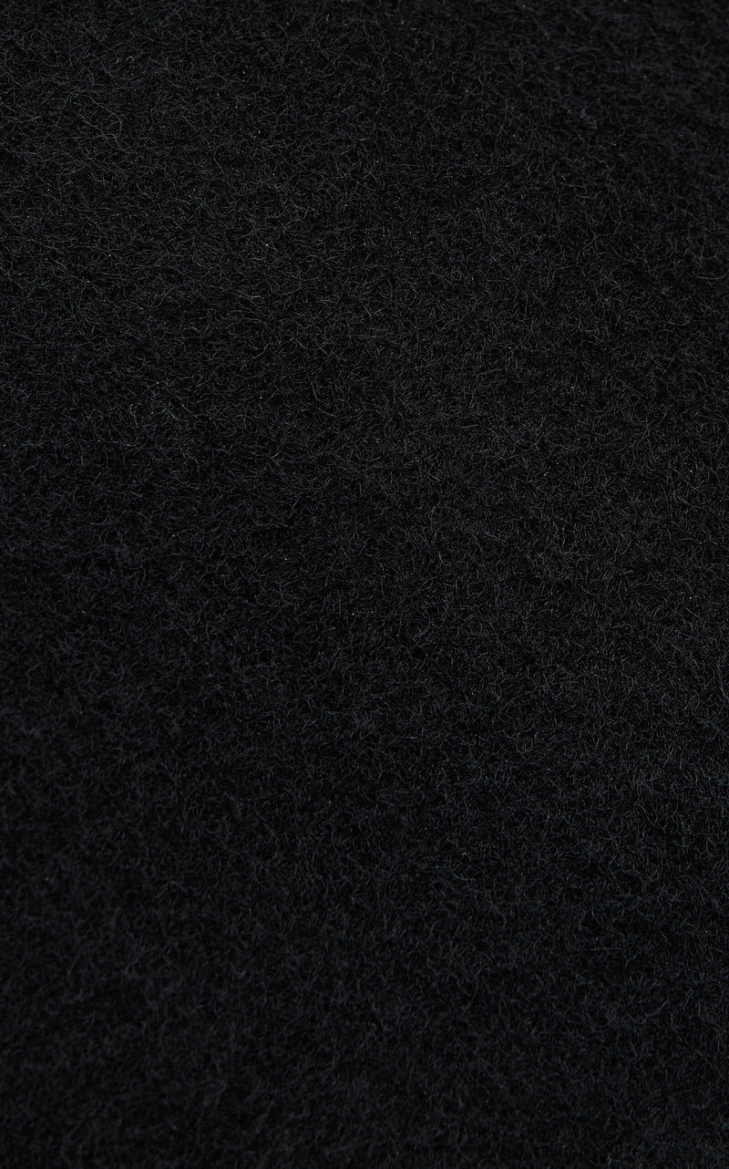 The Frankie Shop Noxley Wool Pillbox Hat black outlook