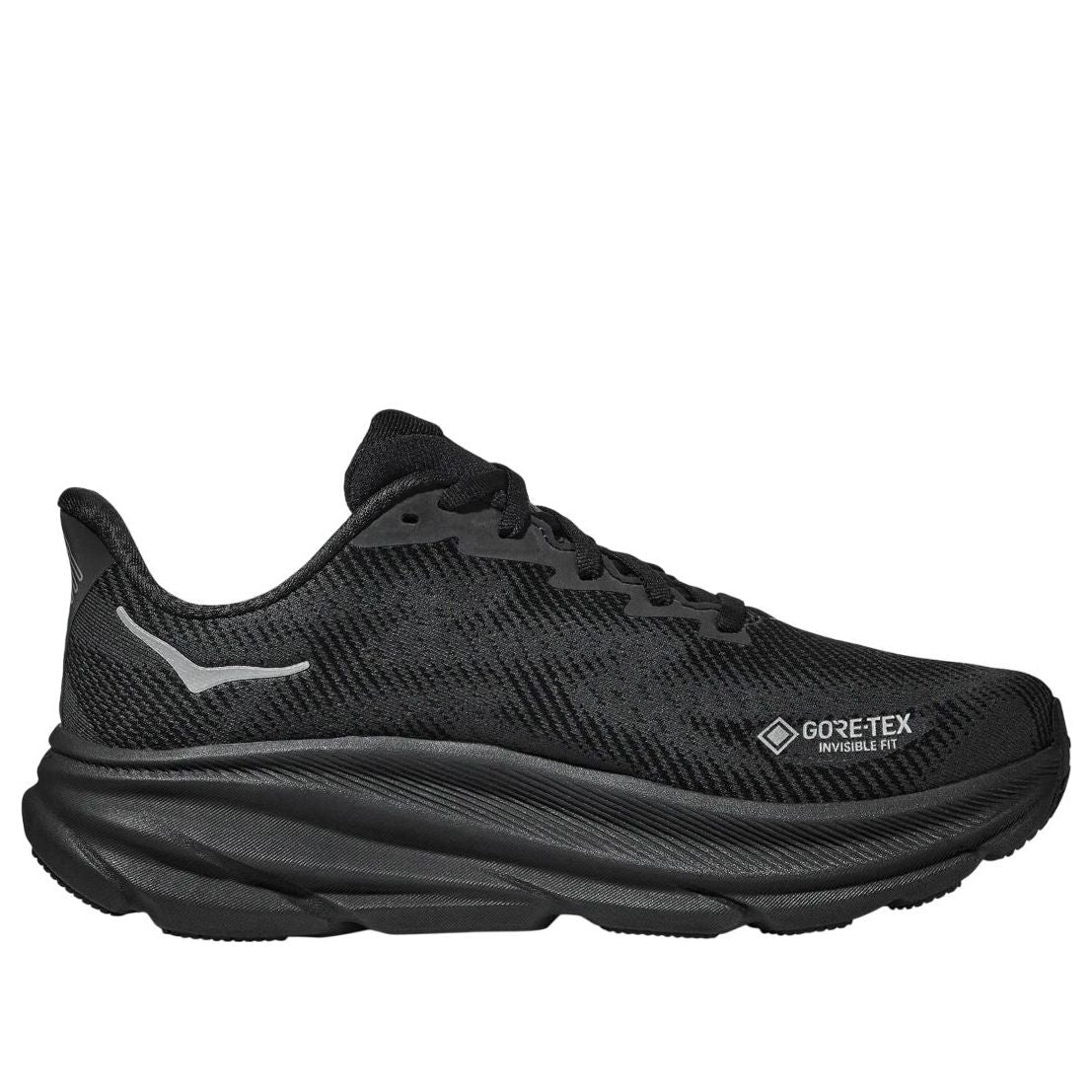 (WMNS) HOKA ONE ONE Clifton 9 Gore-Tex 'Black' 1141490-FBBLC - 2