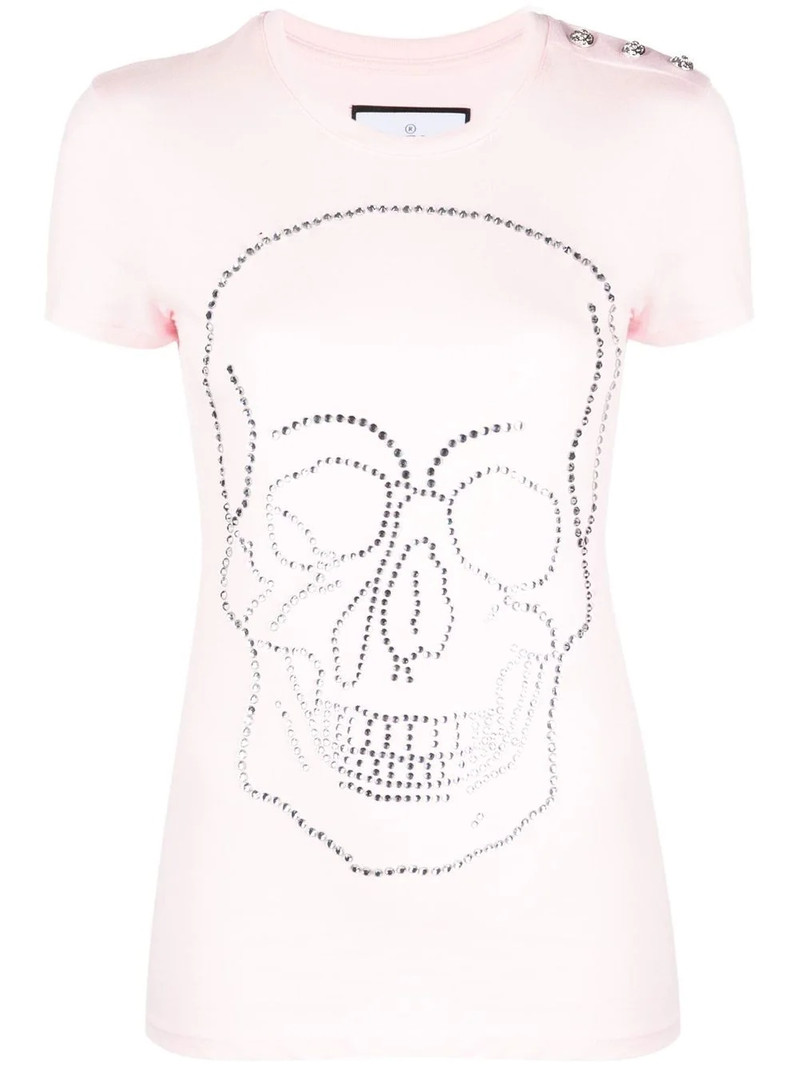 crystal-embellished T-shirt 1
