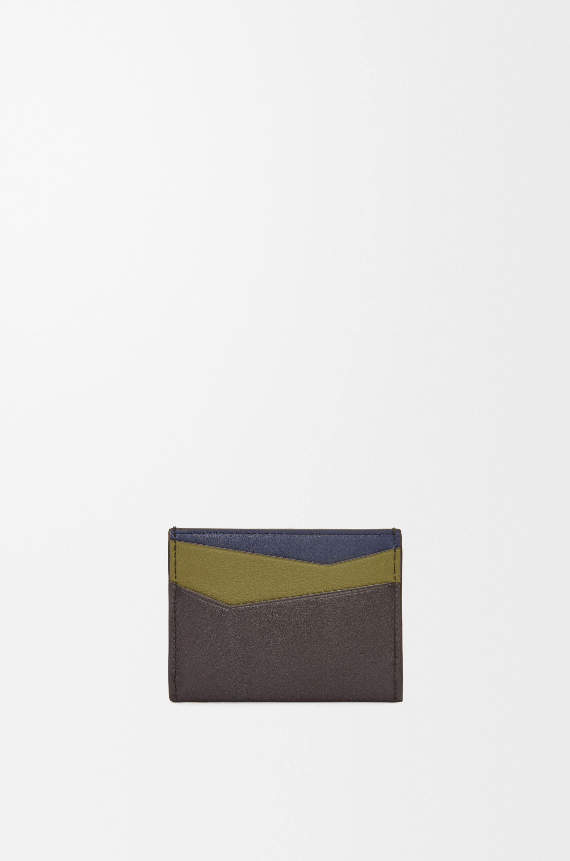 Puzzle plain cardholder in classic calfskin - 2