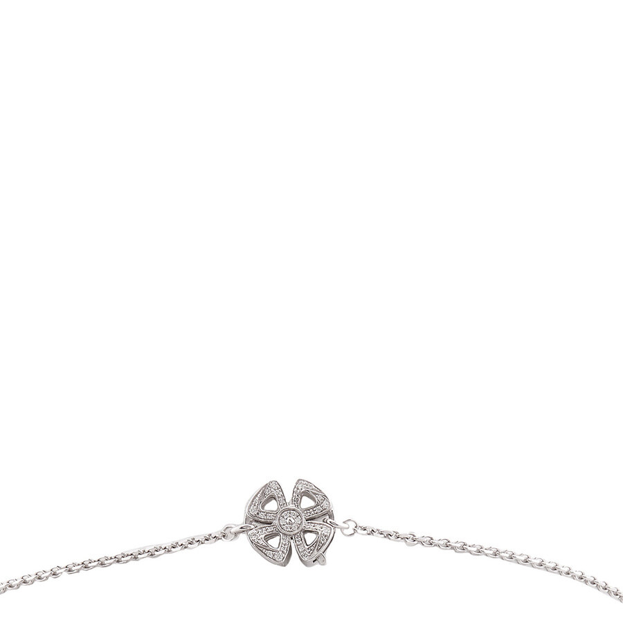 Bvlgari Fiorever 18k White Gold and Diamond Necklace - 3