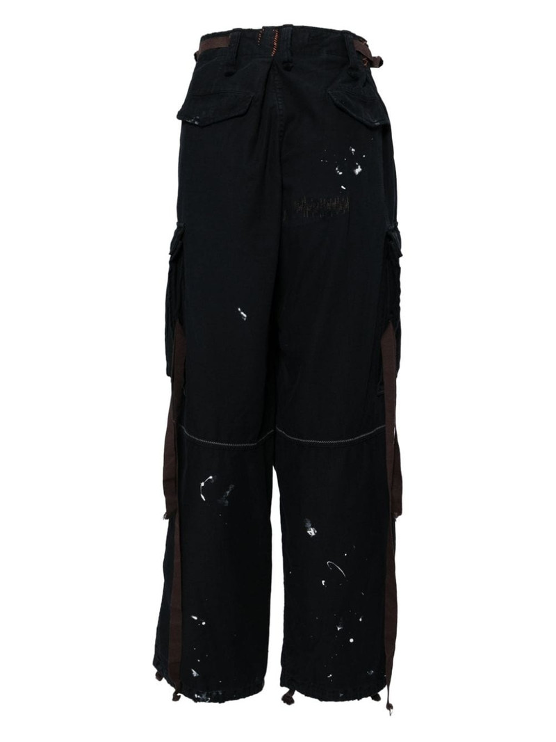 Kolor stitch-detailed cargo trousers outlook