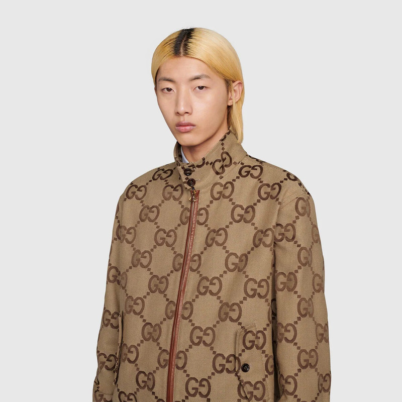 Jumbo GG canvas jacket 5