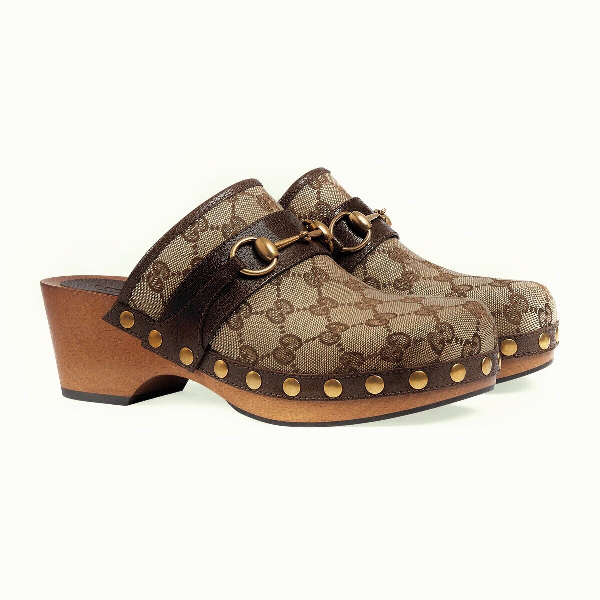 Gucci Horsebit GG Clogs - 2